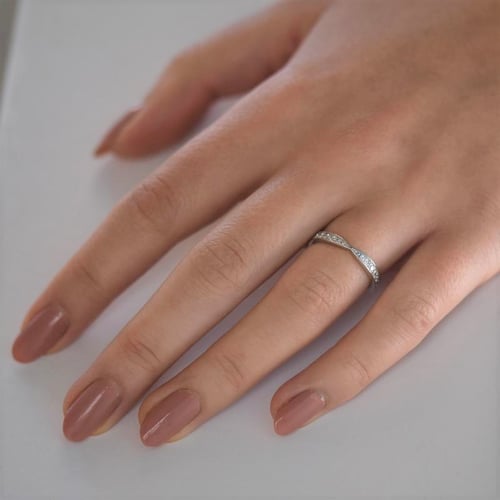 Eternity Ring mit Moissaniten Turpein