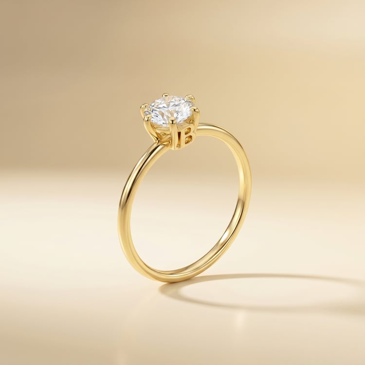Verlobungsring mit Buchstaben und Diamanten Birdie 166809