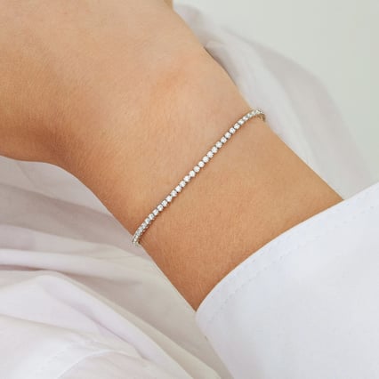 Tennisarmband mit Lab Grown Diamanten Lea