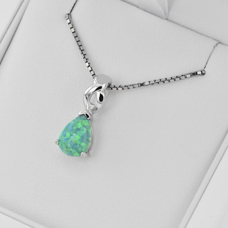 Opal Anhänger in Silber 28211