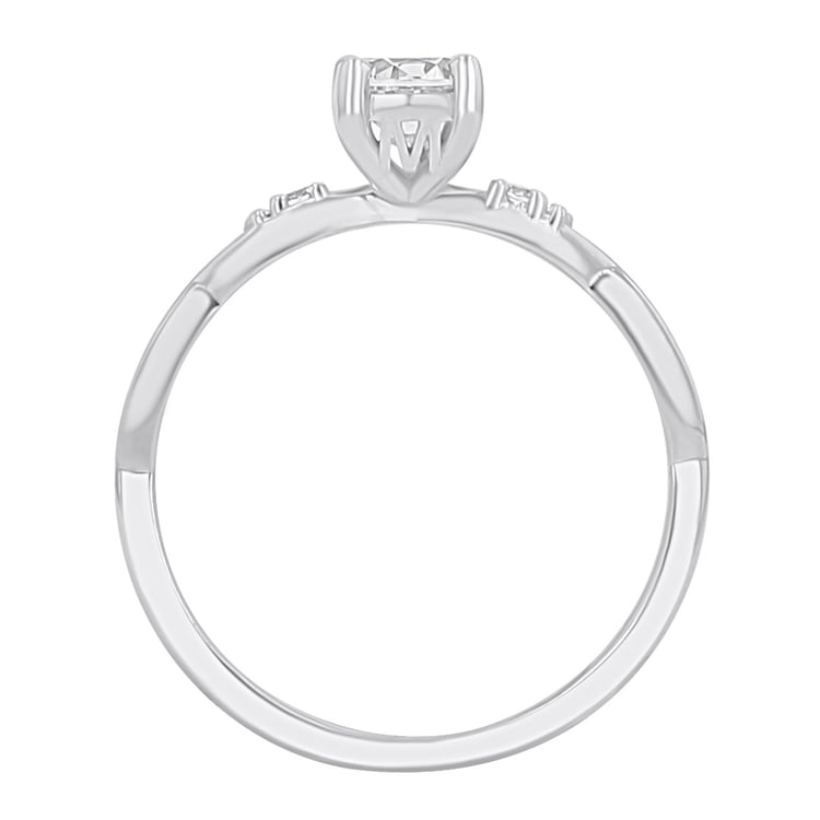 Verlobungsring mit Buchstaben und Diamanten Mileva 166864