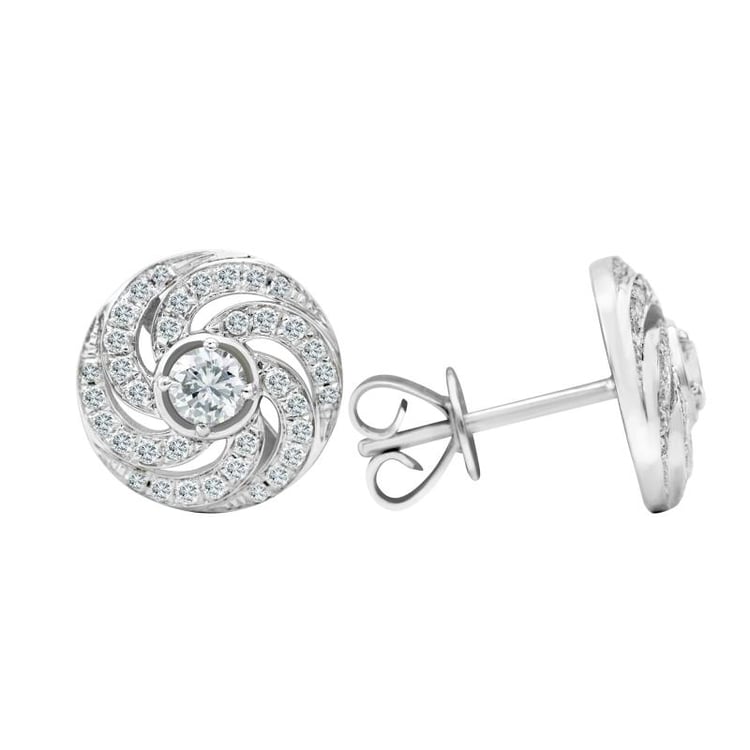 Bezaubernde Ohrringe mit Diamanten Anoria 25187