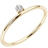 Minimalistischer Ring mit Diamant Lyric