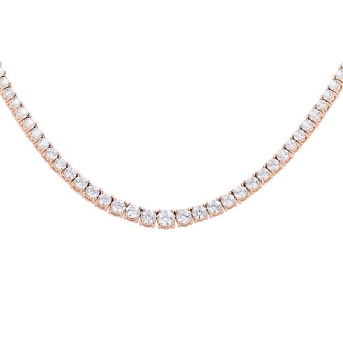 Gold Tennis Halskette mit Diamanten Sharap