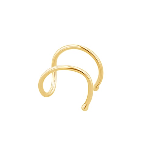Goldener Ohrschmuck Kauri