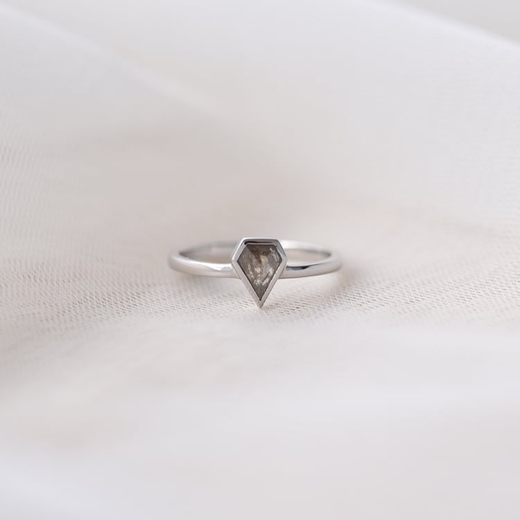 Ring mit Salt and Pepper Diamant Caritta 58309
