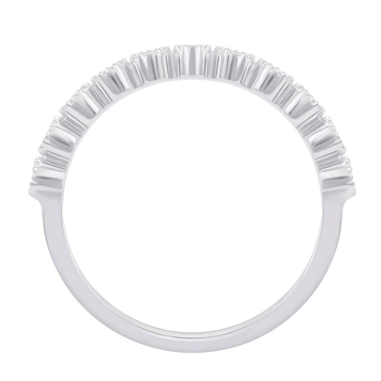 Goldener Memoryring mit Diamanten und Rubinen Diamanta 43725