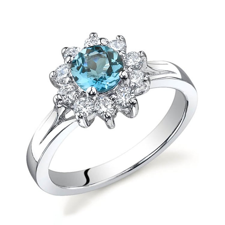 Ring aus Silber mit Londoner Topas Mito