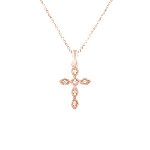 Anhänger in Form eines Diamantkreuzes Angelia