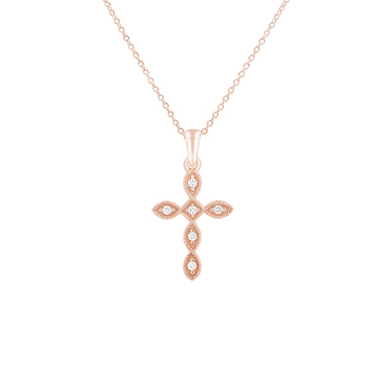 Anhänger in Form eines Diamantkreuzes Angelia 79703