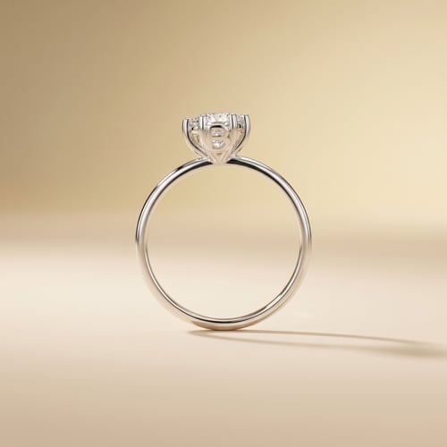 Verlobungsring mit Buchstabenund Lab Grown Diamanten Birdie