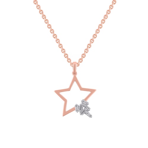 Anhänger aus Gold mit Lab Grown Diamanten in Stern-Form Ryanna