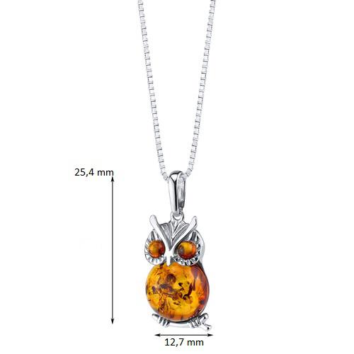 Silberkette Eule 12567