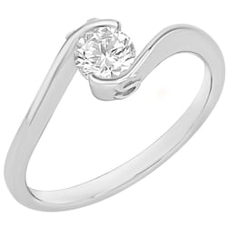 Verlobungsring mit Buchstabenund Lab Grown Diamanten Saffar