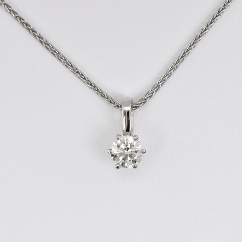 Platinanhänger mit Diamant Bette