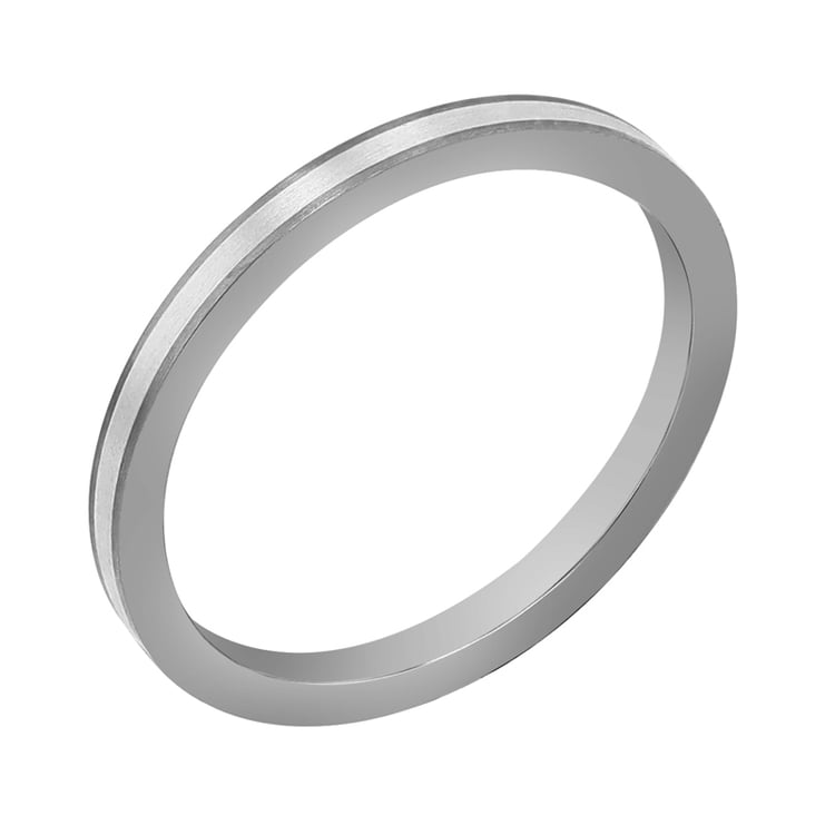 Eheringe aus Titan und Silber Amrit 108527