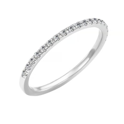 Eternity Scheidungsring aus Gold mit 1.25 mm Lab Grown Diamanten Naveen