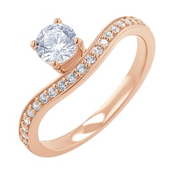 Unkonventioneller Verlobungsring mit Lab Grown Diamanten Sami