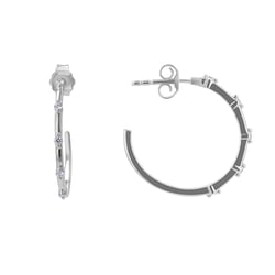 Runde Ohrringe mit Lab Grown Diamanten Garcia