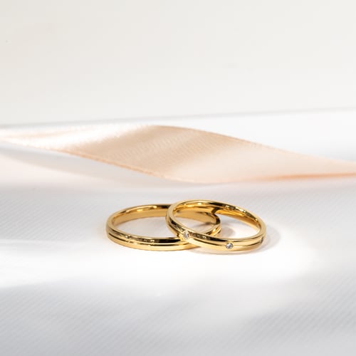 Eheringe aus Gold mit Diamanten Lavori