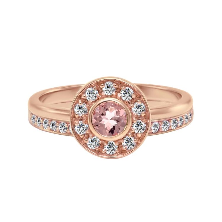 Ringset mit Morganit 27463