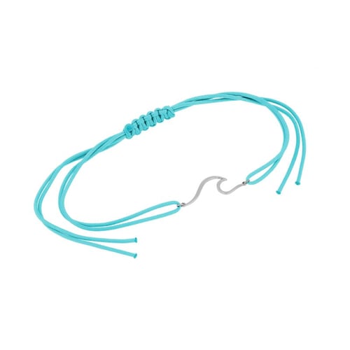 String-Armband mit Wellenmotiv Welle