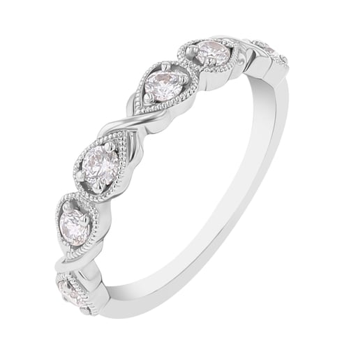 Vintage-Ring mit Diamanten Calvin