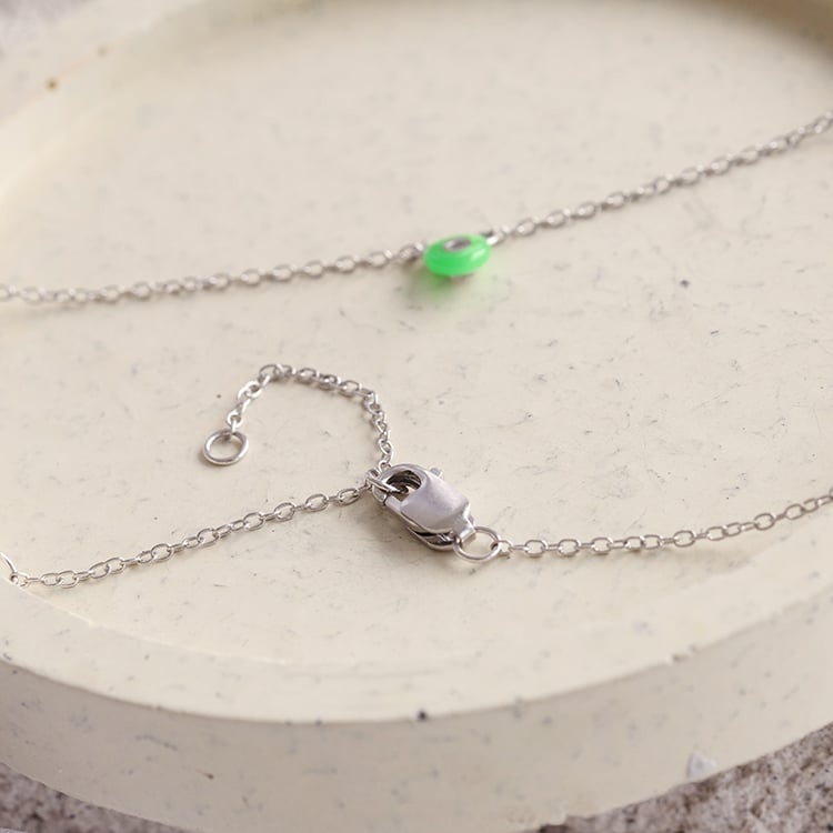 Halskette aus Keramik mit einem Lab Grown Diamanten Noemi 123042