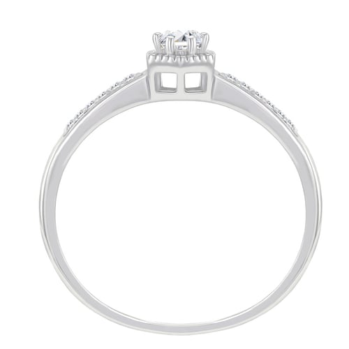Ring mit seitlichen Diamanten Plautine