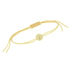 Silbernes String-Armband Der Kleine Prinz mit Rose und Gravur