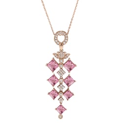 Anhänger voller Turmaline und Diamanten Dalisa