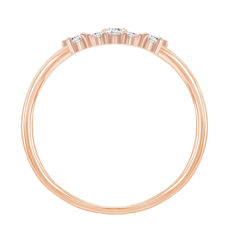 Goldener Verlobungsring mit Diamanten Blanka 67224