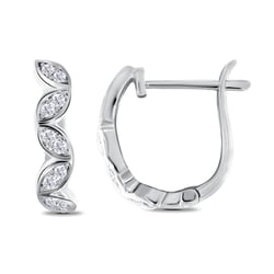 Creolen mit Diamanten Malus