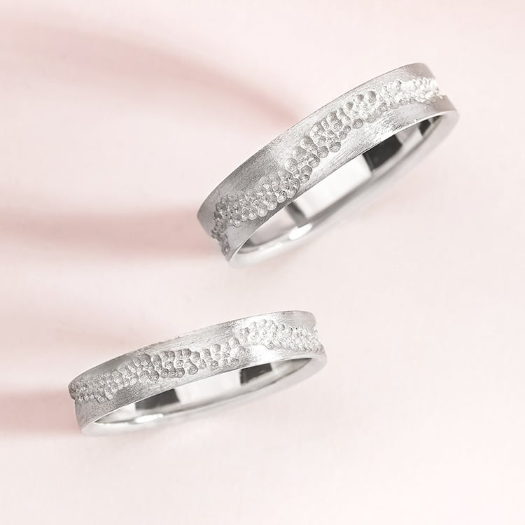 Goldene matte Eheringe Bobble 155229