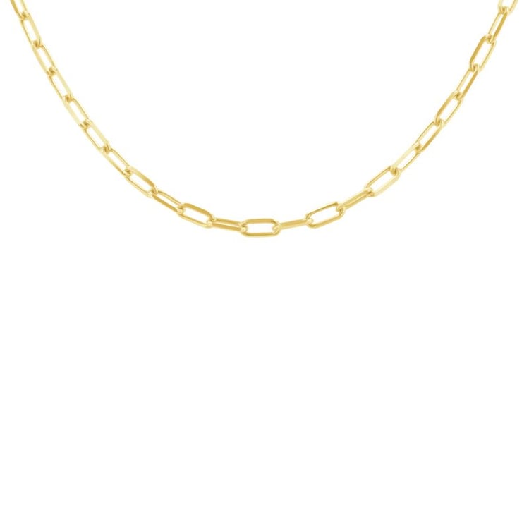 Massive Ankerkette in 50 cm aus 585er Gold