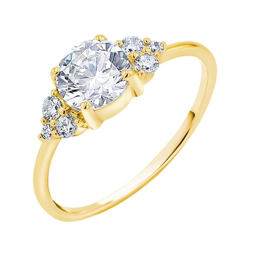 Verlobungsring mit Diamanten Agathe