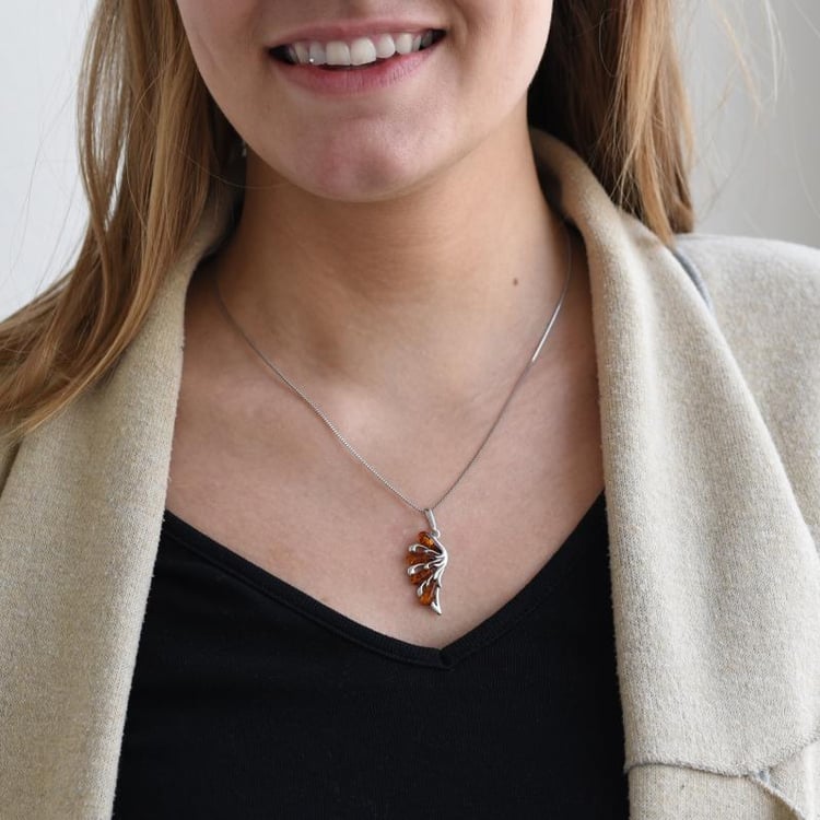 Engelsflügel mit Bernsteinen 52059