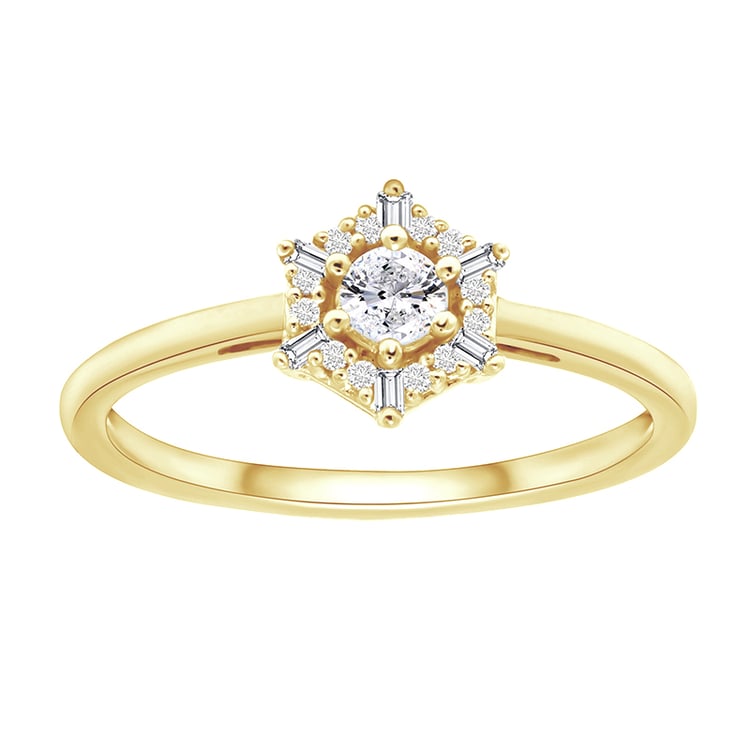 Ring mit Diamanten Lenora