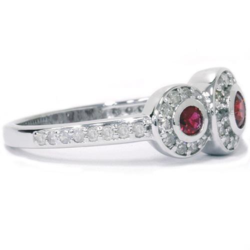 Rubinring mit Diamanten 7111