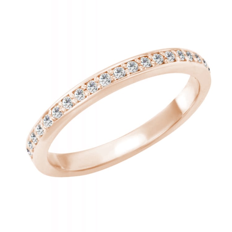 Eternity-ring mit 1.25 mm großen Moissaniten Mewya 105279