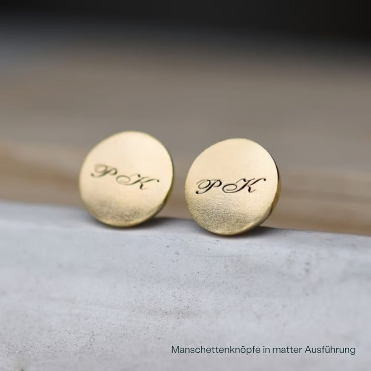 Knöpfe für Manschette aus Weißgold 165907