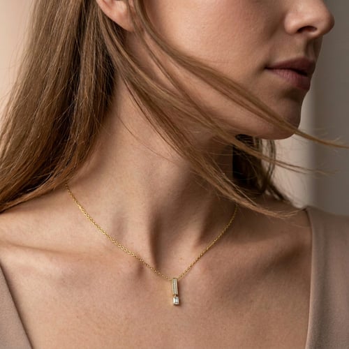 Eleganter Anhänger mit Lab Grown Diamanten Maizy