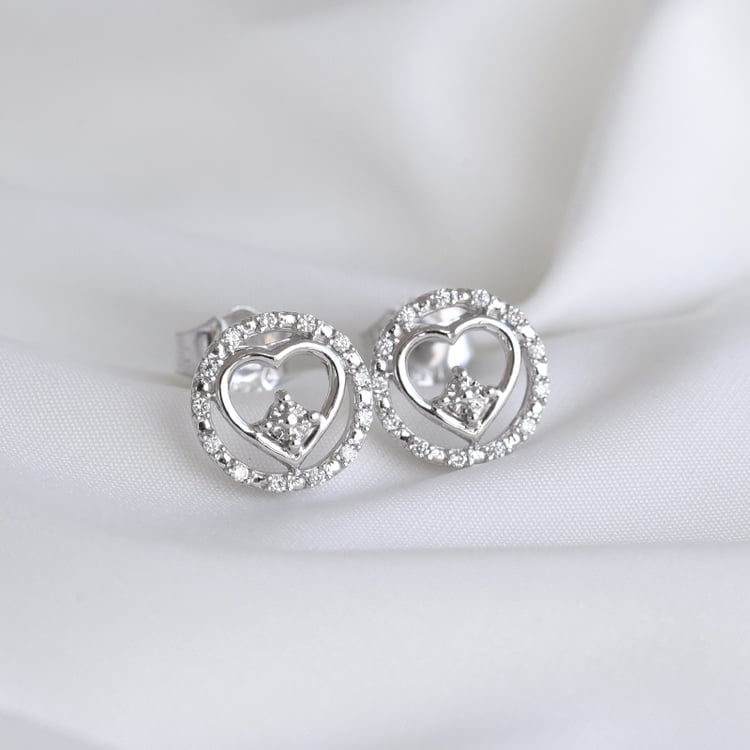 Romantische Ohrringe mit Diamanten Sofya 85255