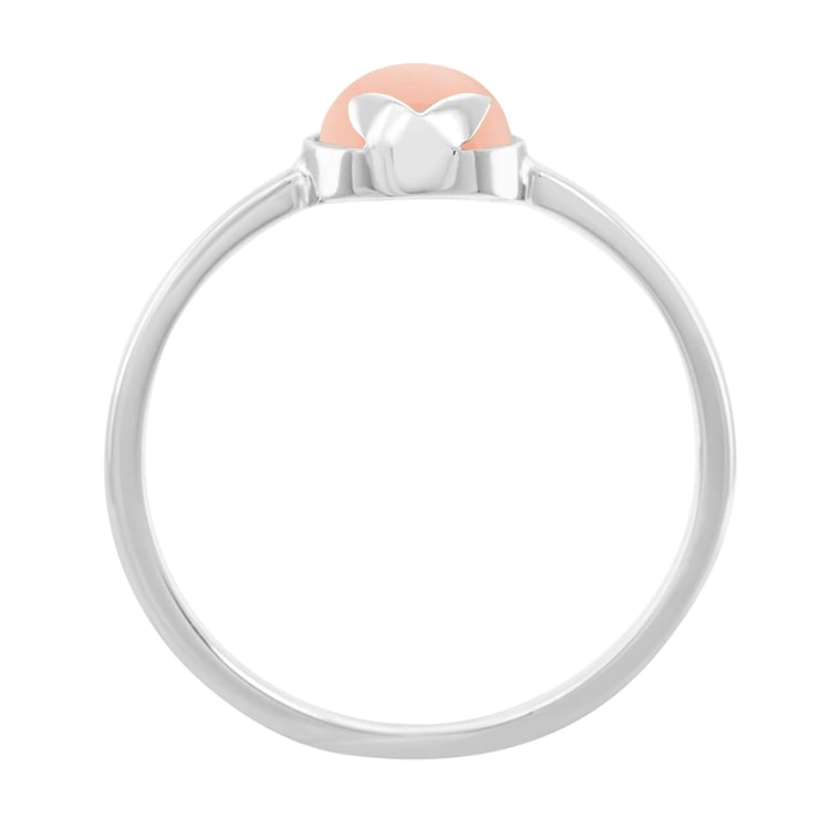 Goldring mit Cabochon-Koralle Yana 40581