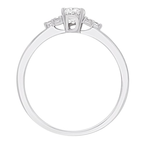 Verlobungsring mit Buchstabenund Lab Grown Diamanten Sheldo