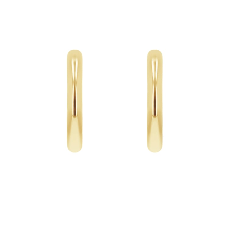 Goldene runde Ohrringe 108325