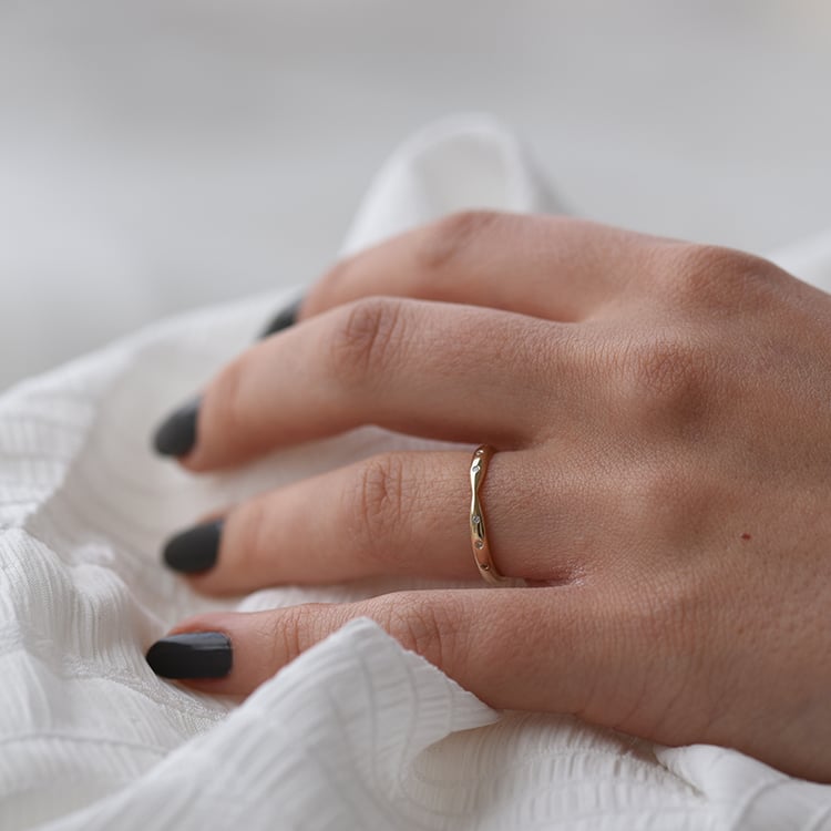 Minimalistischer Eternity-Ring mit Lab Grown Diamanten Toskani 101363