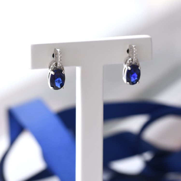 Silberne Ohrringe 78919