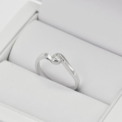 Verlobungsring mit Diamant Zanzo