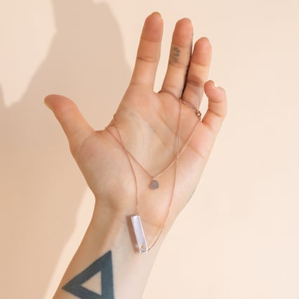 Silbernes Schmuckset für Zwei Bianca